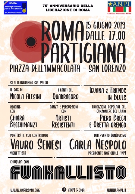Locandina ANPI 15 giugno 2019